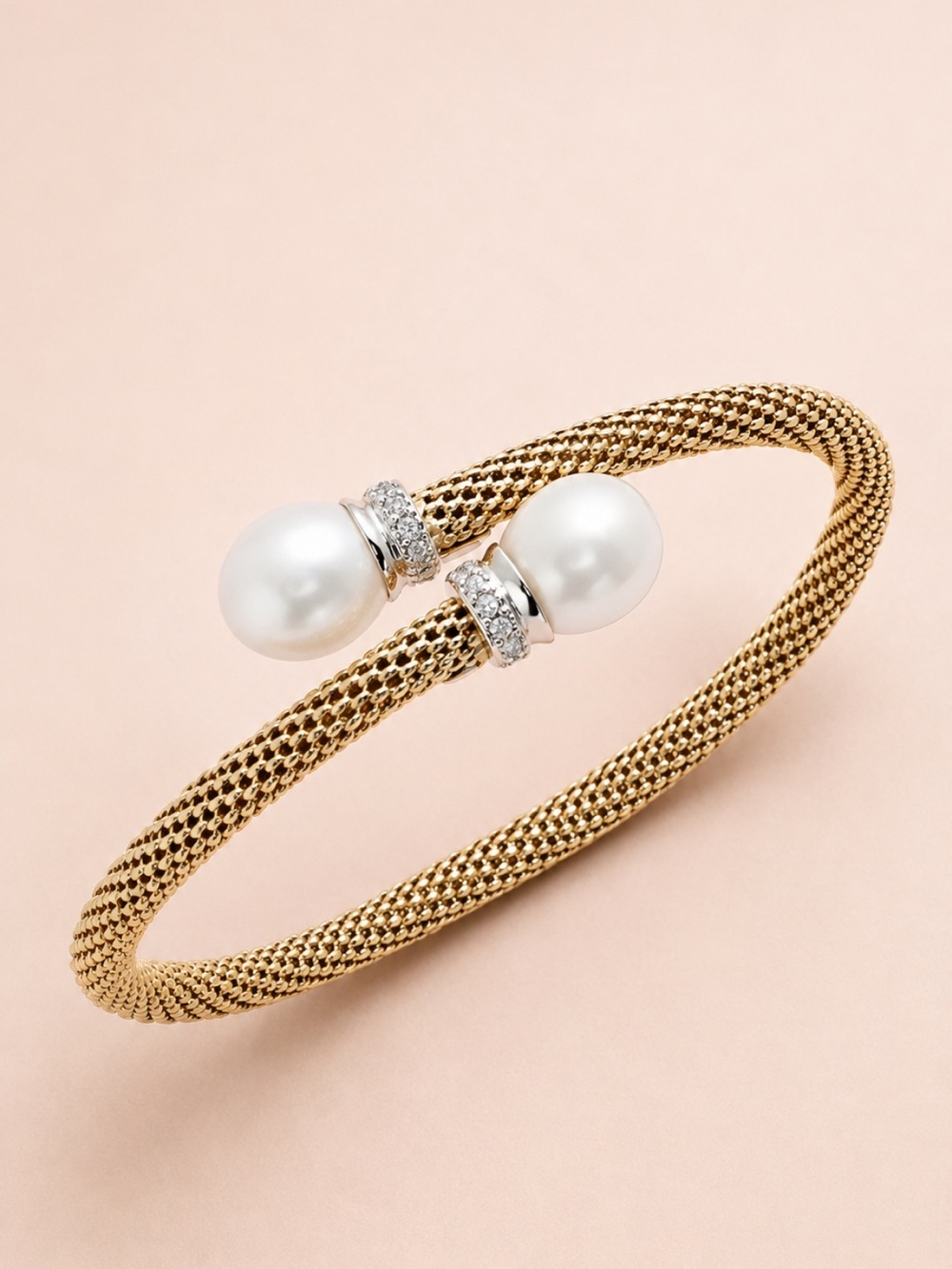 ๐ Pearl/Gold Bracelet